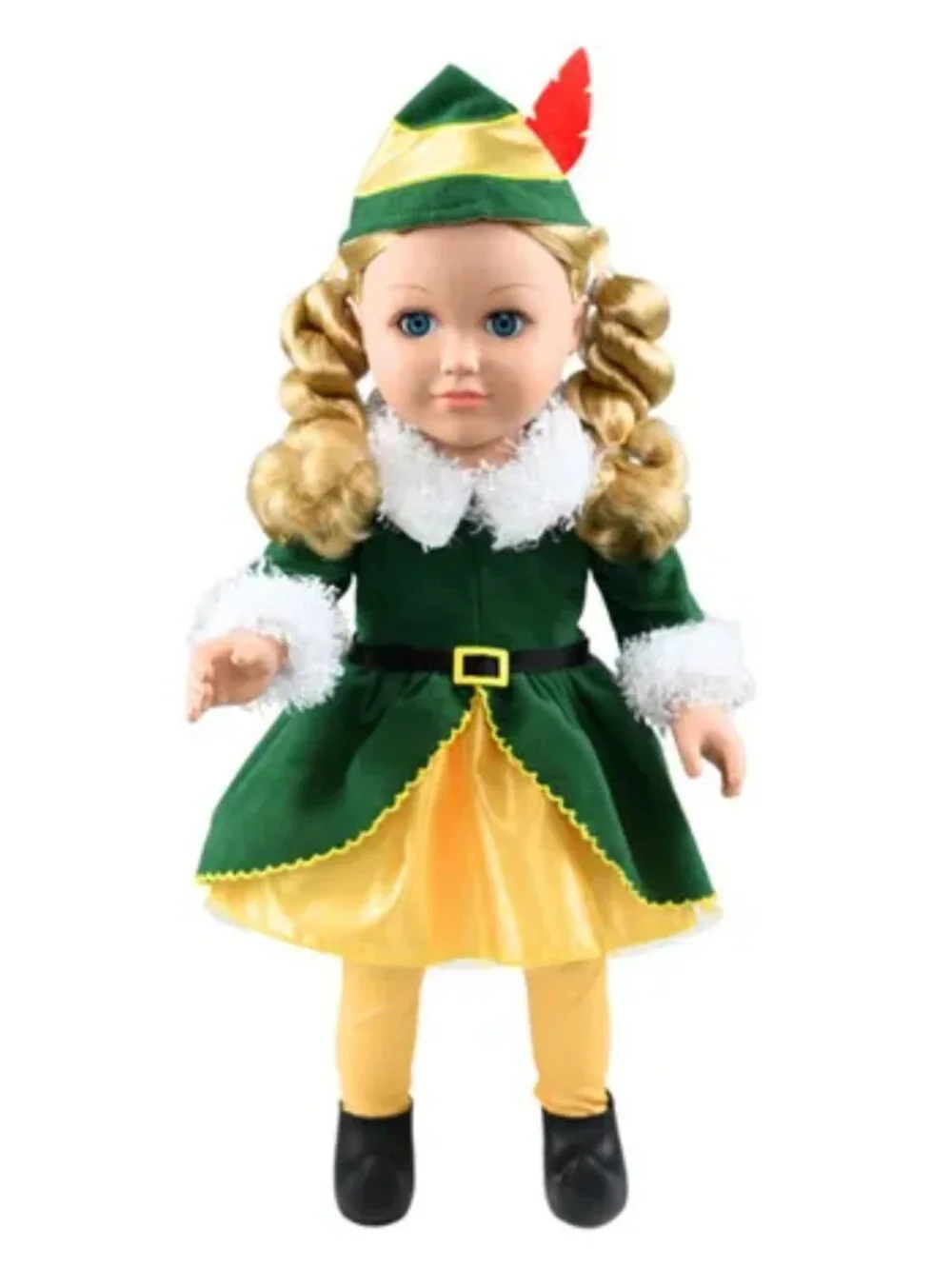 NEW My Life As Elf Posable Doll Buddy Christmas With Blonde Hair & Blue Eyes
